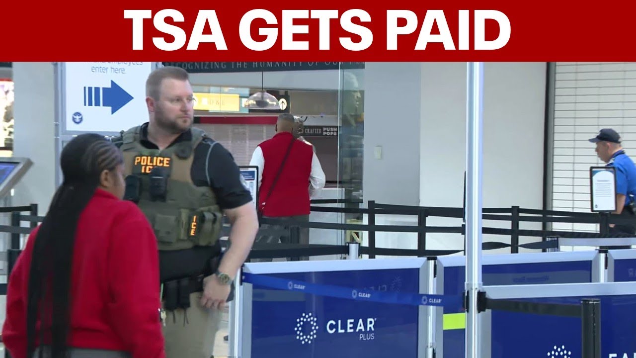 TSA workers receive partial pay on Monday