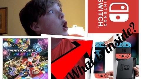 NINTENDO SWITCH UNBOXING/SETUP + MARIO KART 8 DELUXE GAMEPLAY (I