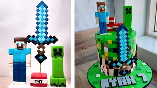 Easy Minecraft Cake Topper Tutorial For Beginners