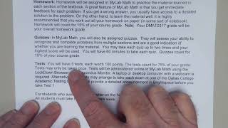 Math 1332 Syllabus Video F2024