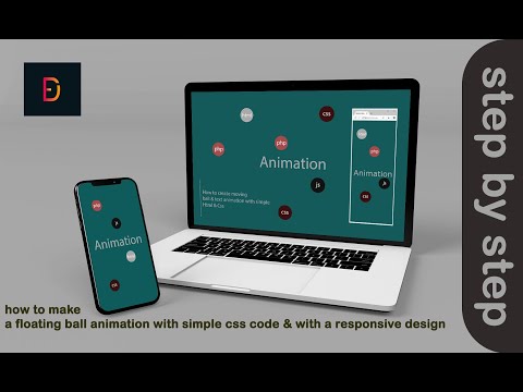 how to make infinite floating ball animation using simple CSS and HTML coding / CSS CODING ANIMATION