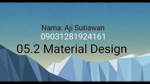 05.2 Material Design