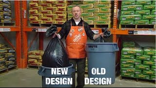 BRUTE Vented Waste Container - The Home Depot
