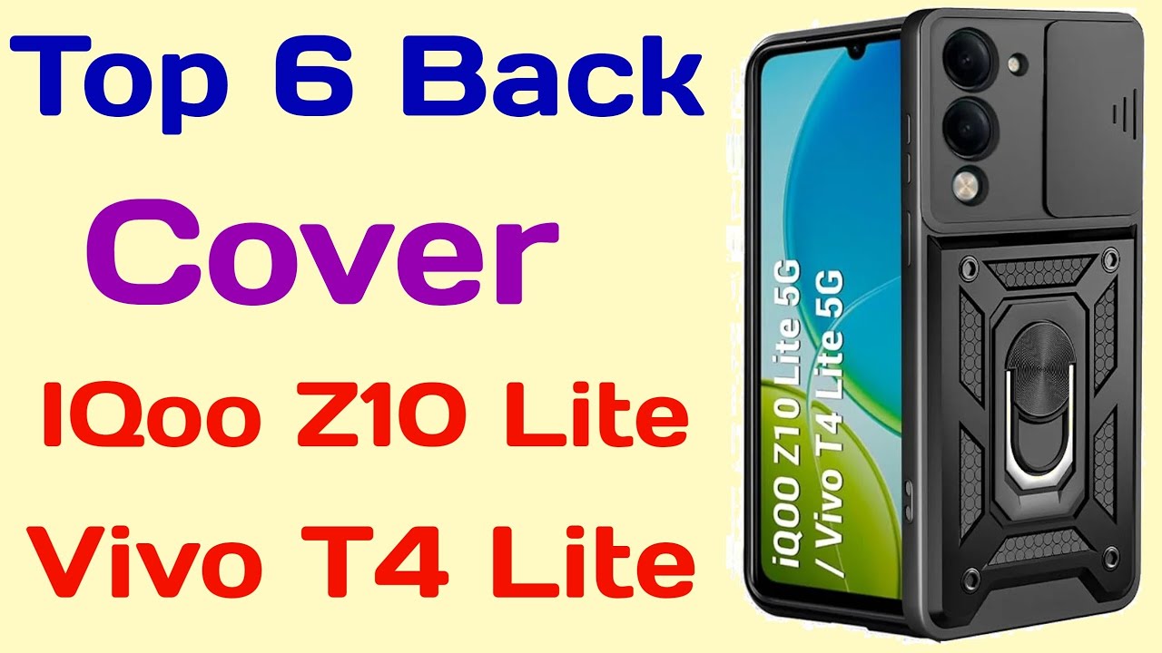 Iqoo z10 lite / vivo t4 lite back cover | best back cover for iqoo z10 lite / vivo t4 lite