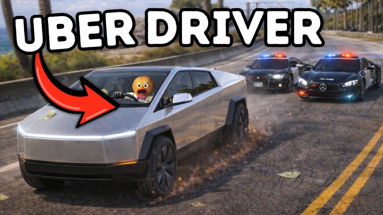 I Became a Uber Driver For Criminals in GTA RP