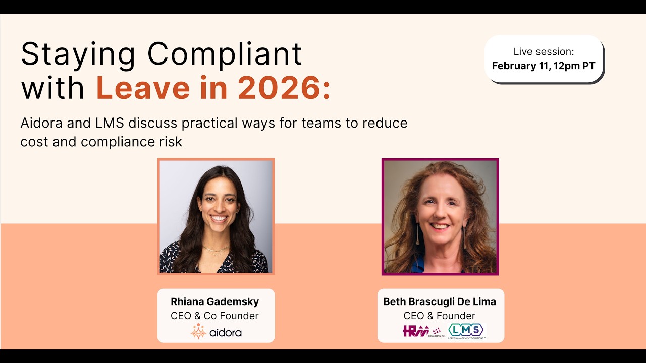 [Webinar] Staying Compliant with Leave in 2026