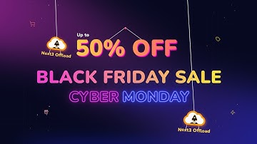Next3 Offload Black Friday Deal – Get 50% OFF the Best WordPress Media Offload Plugin!