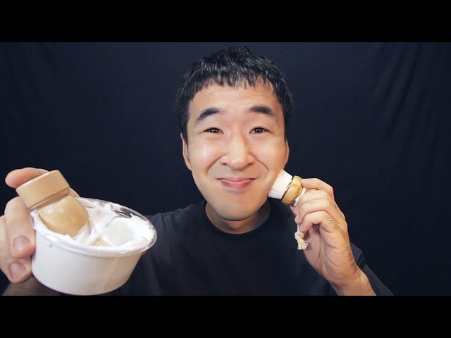 ASMR Shaving & Brushing For Your Face Line (Eng sub)