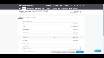 Filling Activity Statement