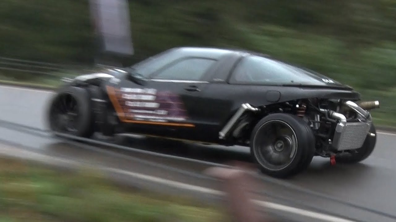 ドリフトハイエンド Two roaring engines! A fierce machine takes on the Myoko Hill