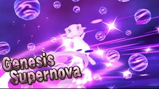 Mew's Exclusive Z-Move Genesis Supernova! (Citra 1080p60fps)
