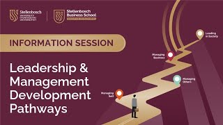 Leadership & Management Development Pathways | Information Session
