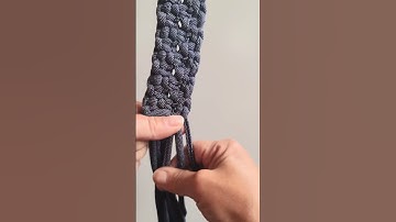 Macrame knot with the T-shirt yarn. Part two, to be continued..#eousemacrame #macrametutorial