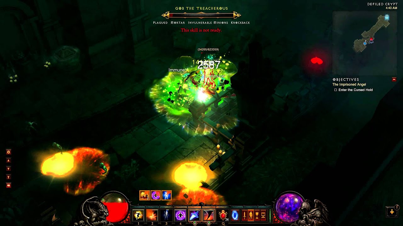 Critical Mass Wizard Build vs Invulnerable Minions