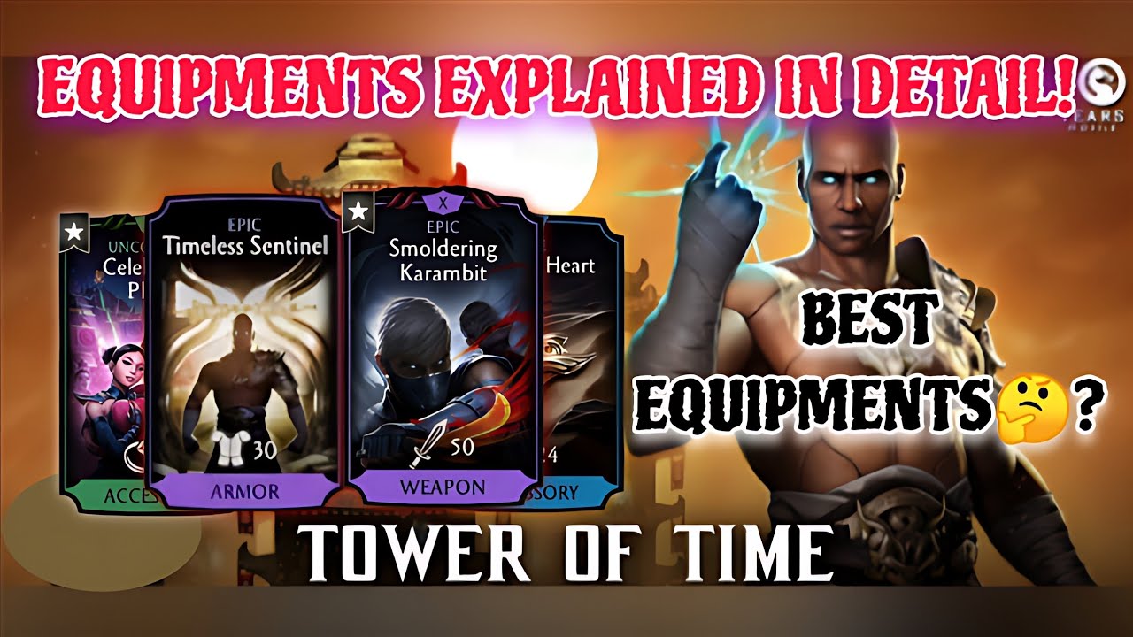 MK Mobile Tower of Time Equipment Explained in Detail! Best or not?🤔