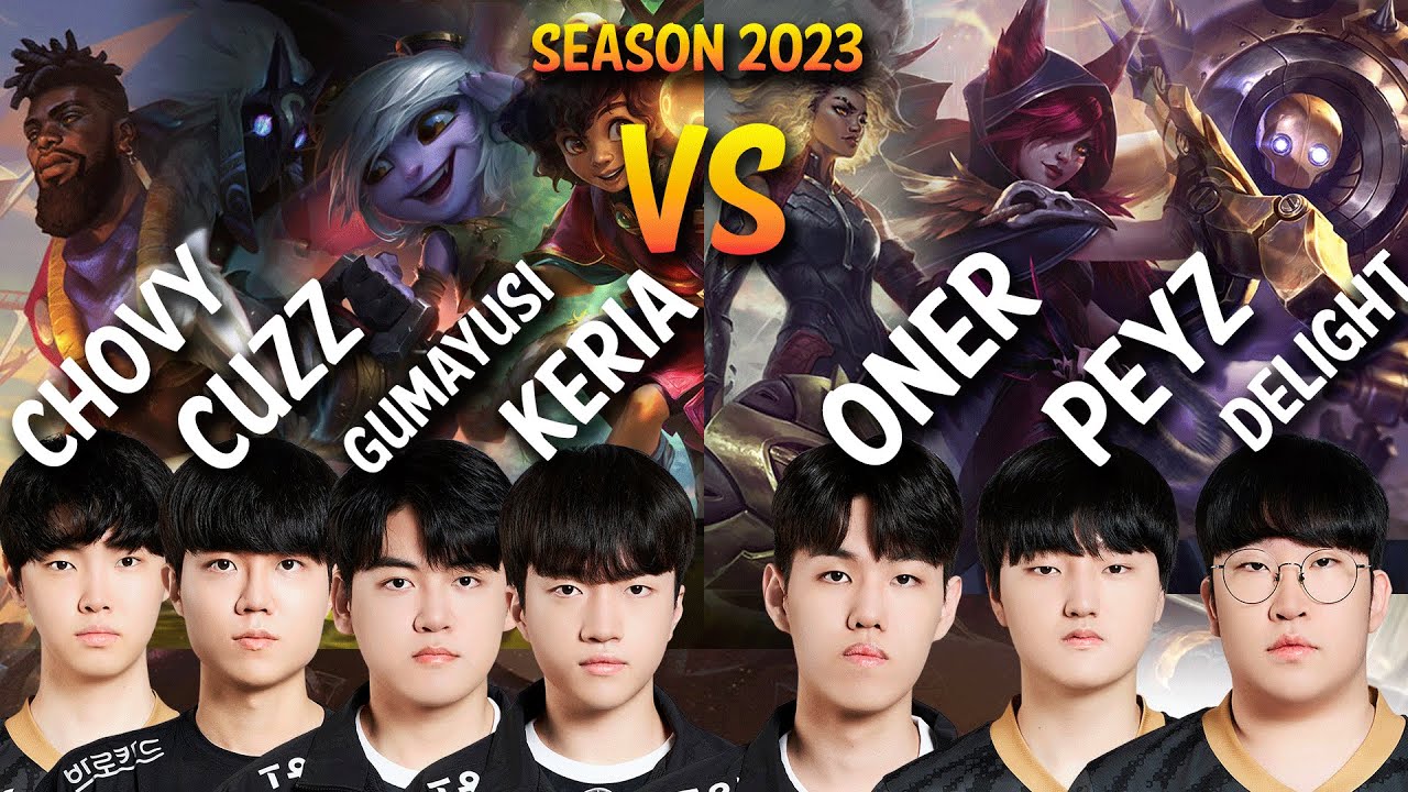 T1 Bot vs GEN Bot - Gumayusi, Keria, Chovy, Cuzz VS Peyz, Delight, Oner - Patch 13.13 KR Ranked