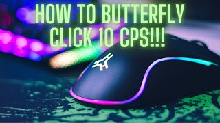 How to butterfly click 10 CPS!!! #shorts