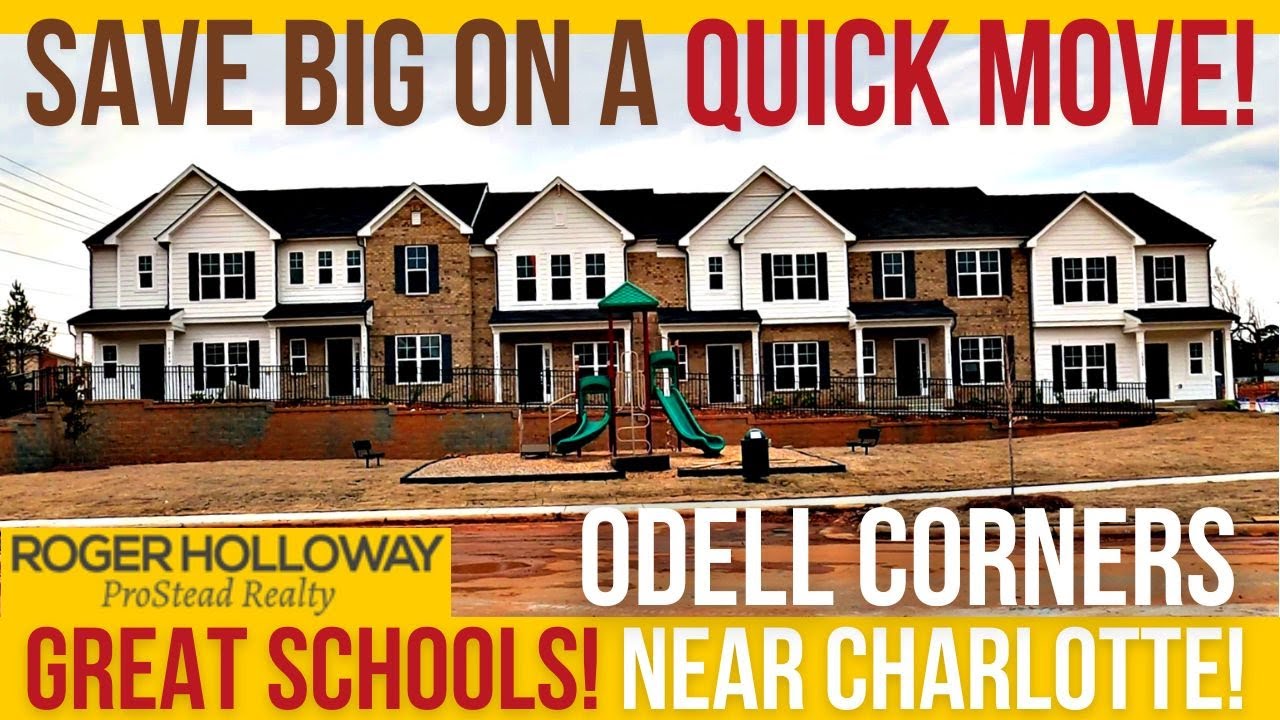 Concord NC Town Homes For Sale [near W.R. Odell Elementary School] YouTube