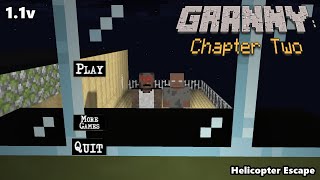 Granny 2: Granny 2 Helicopter Escape | Minecraft Gameplay