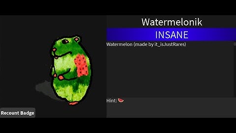 How to get Watermelonik in Find The Chomiks