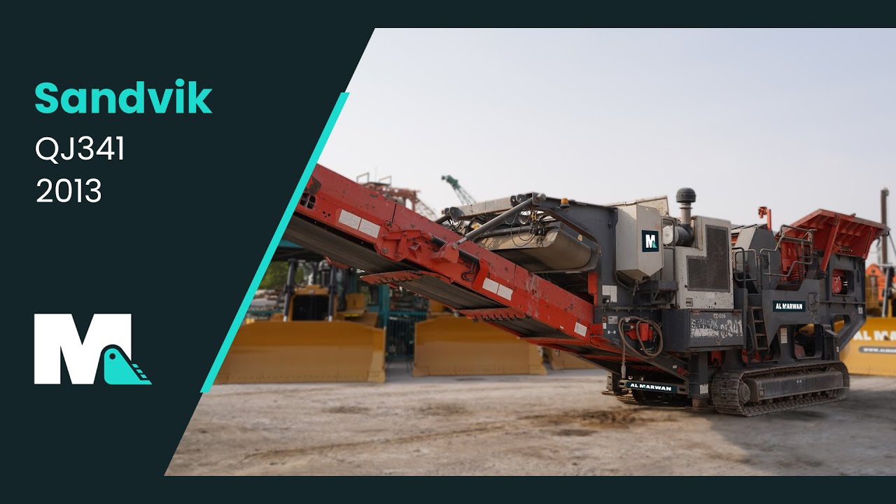 Sandvik QJ341 Screener Jaw Crusher | 2013