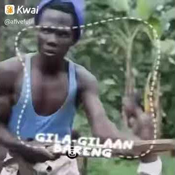 Orang papua joget pakei gendingan Jawa