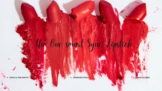 Lip Swatches The One Smart Sync Lipstick Oriflame