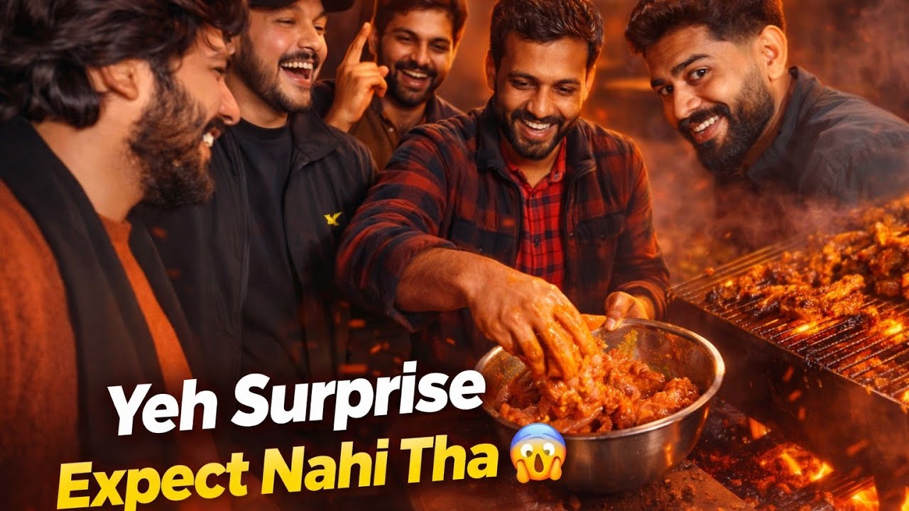 Live BBQ + Masti + BIG Surprise 😍 | Aisi Party Pehle Kabhi Nahi Hui