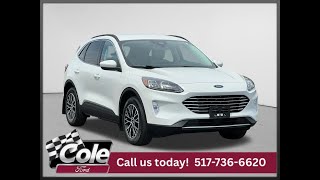 2022 Ford Escape Plug-In Hybrid Titanium Coldwater, Angola, Jackson, Schoolcraft, Three Rivers ...
