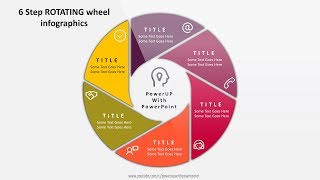 5.Create 6 Steps ROTATING WHEEL infographic|PowerPoint Presentation|Graphic Design|Free Template