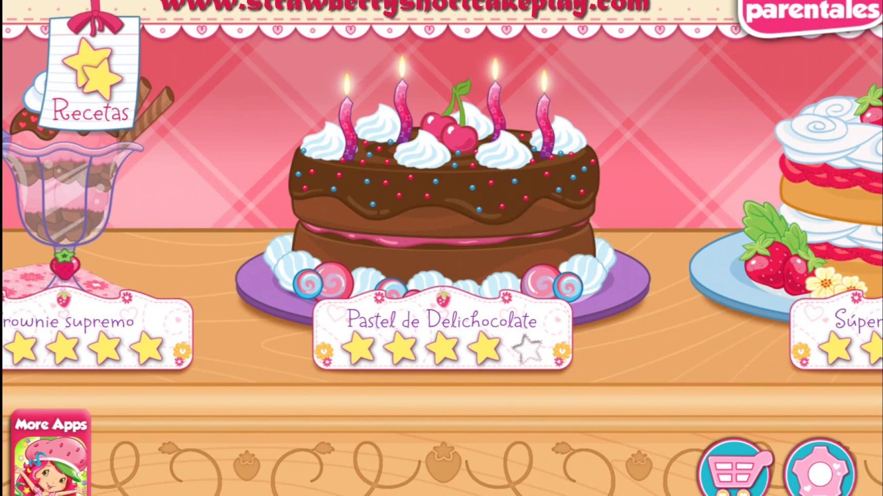 Pastelería de Tarta de Fresa Cumpleaños Chocolicioso Pastel de  Delichocolate Español Juego de niños - YouTube