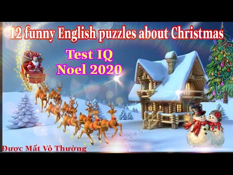 《puzzles-about-christmas-test-iq》--12-funny-english-puzzles-about-christmas,-happy-new-year-2020