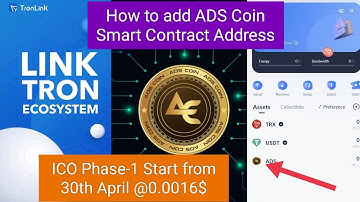 How to Add ADS Coin in Tronlink Pro Wallet || ADD Coin को Tronlink Pro Wallet में कैसे ऐड करें