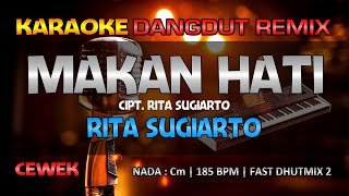 MAKAN HATI - Rita Sugiarto || RoNz Karaoke Dangdut Remix