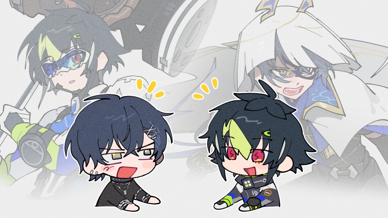 【にじさんじ手描き切り抜き】LoL練習中お互いのモノマネをするこやなみ【小柳ロウ/伊波ライ】