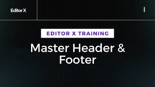 How To Edit and Delete Headers & Footers in Editor X | Wix Editor X Tutorial