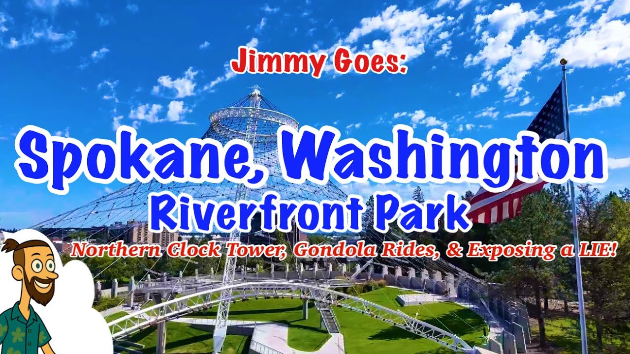 Spokane, WA: Riverfront Park: Clock Tower, Gondola Rides, and Exposing a Lie #dji #drone #air3s