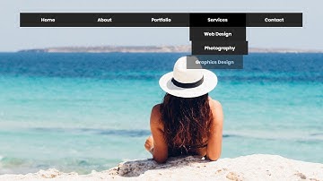 Awesome CSS Dropdown Menu Hover Animation effect | CSS3 Animation Snippets