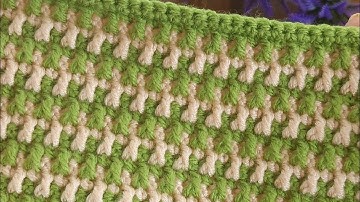 💚💛Crochet Two-Colored Delicious Knitting Pattern – Very Easy!✨️