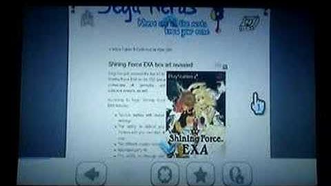 Browsing the web with the Wii web browser