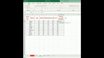 Sum Formula in Excel #excel #exceltutorial #viralshorts #excelformula #youtubeshorts #youtuber #like