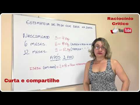 Vídeo: Quanto Deve Pesar Uma Criança Aos 3 Anos