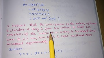 12th MATHS DIFFERENTIALS AND PARTIAL DERIVATIVES EXERCISE 8.2  6&7th SUMS