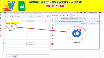 Google sheet App Script Web app | Tạo Button Like giống Facebook trên webapp