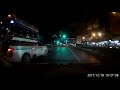 Yi dash cam Night time.