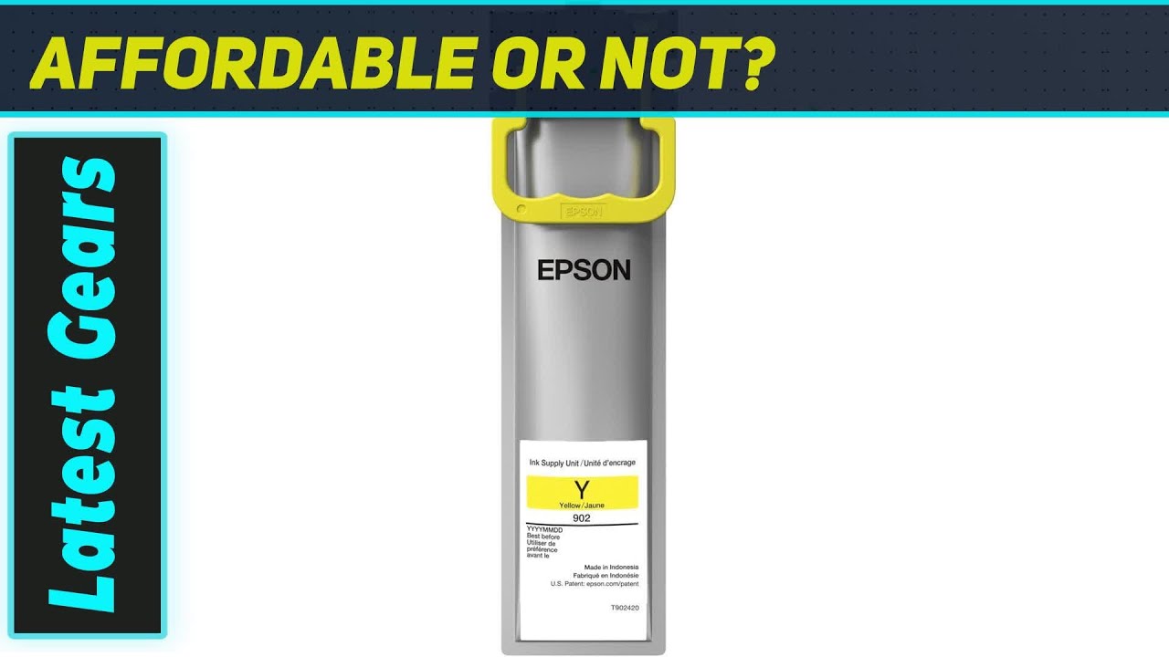 Epson DURABrite Ultra T902420 Yellow: Unbeatable Color for Pro Prints!