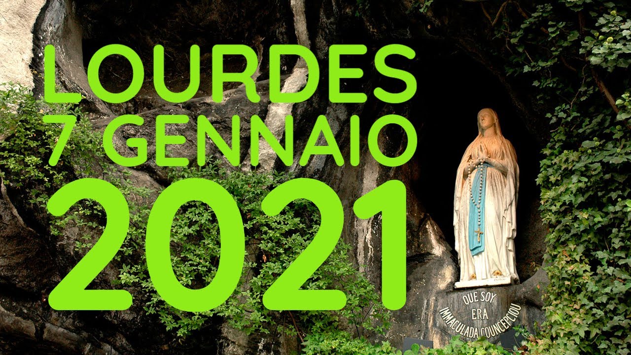 Santo Rosario Dalla Grotta Di Lourdes 7 Gennaio 21 Rosario Da Lourdes Youtube