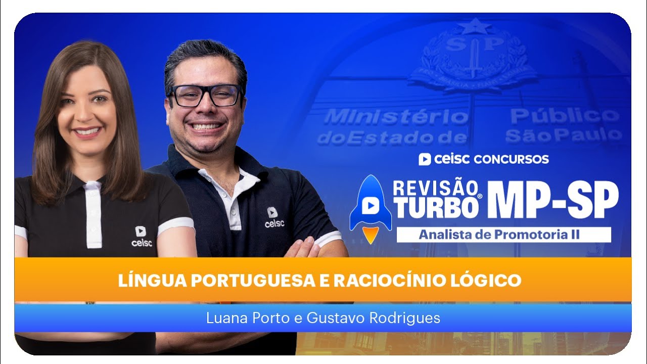 RT MP-SP| Analista  de Promotoria II| Língua Portuguesa e Raciocínio Lógico