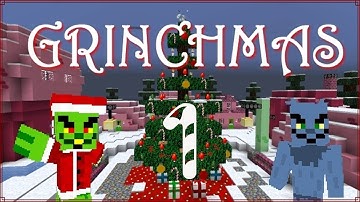 ❤ Minecraft Custom Maps - Christmas Special - Grinchmas Part 1 Snow Is Falling! - Ft. XxxGamerChick26xxX