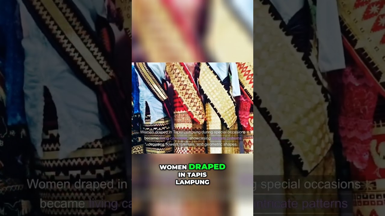 💫 Explore Tapis Lampung: Weaving Stories of Lampung's Identity! 